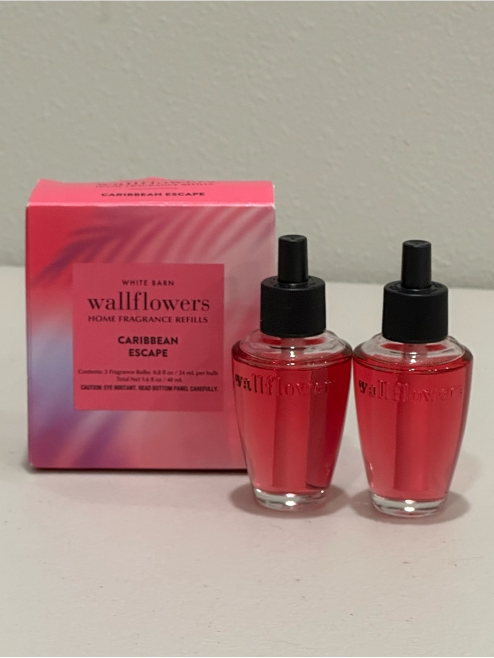 Bath & Body Works: 0.8 Fl Oz Caribbean Escape Wallflower Bulb Refill 2-Pack